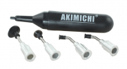 Akimichi Vacuum Sucking Pen for IC/SMD with 4 Suction Picking Headers Black (BULK) Akimichi Vacuum Sucking Pen for IC/SMD with 4 Suction Picking Headers Black (BULK)
